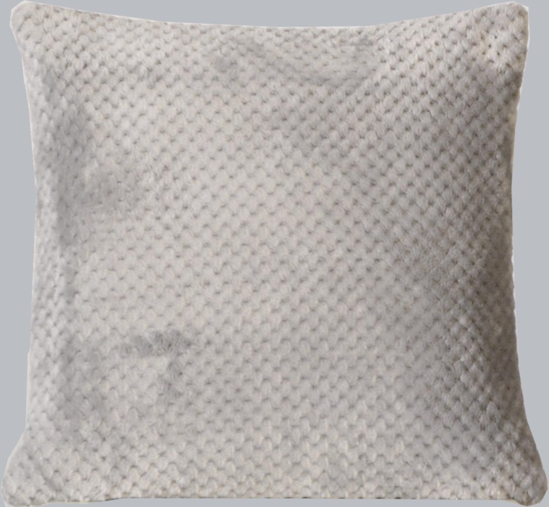 Coussin garni déhoussable 40x40cm gris