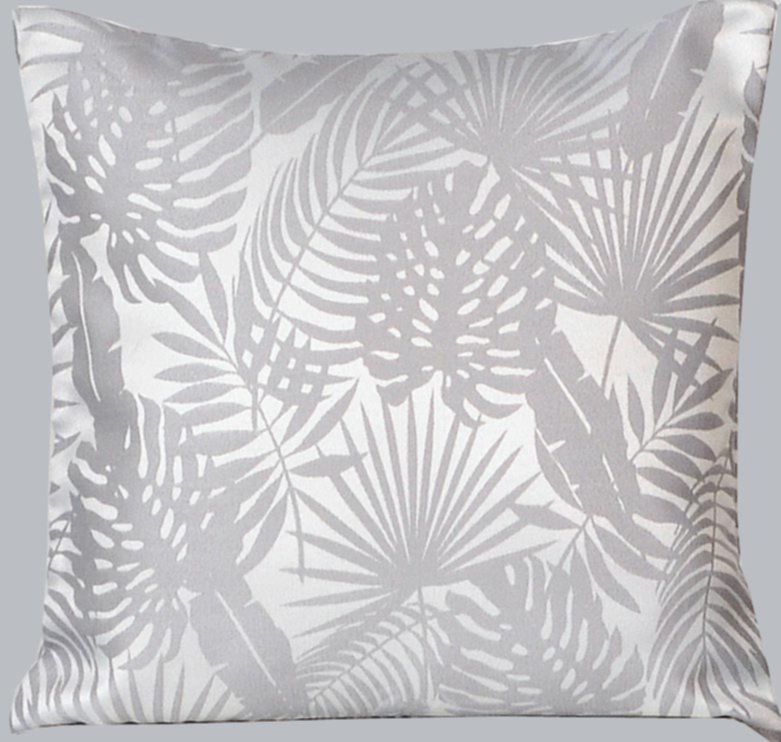 Coussin garni déhoussable 40x40cm gris