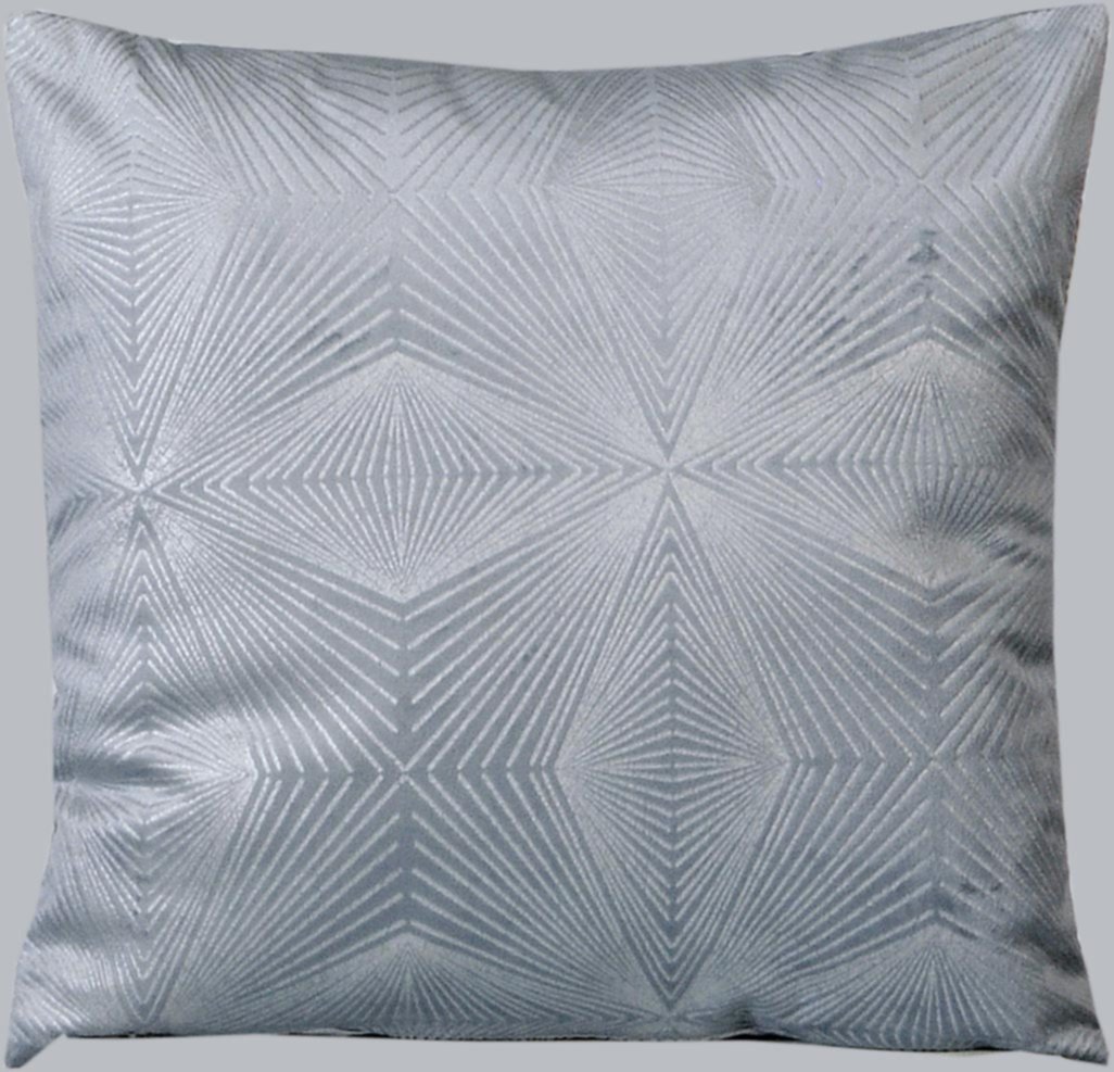 Coussin garni déhoussable 40x40 cm gris