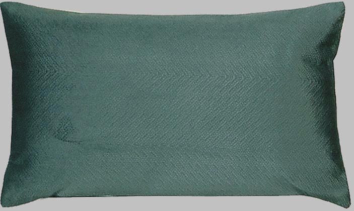 Coussin garni déhoussable 50x30 cm vert colvert