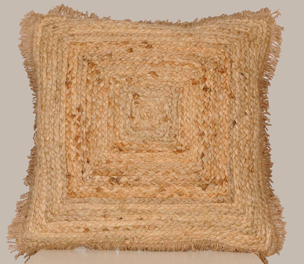 Coussin garni déhoussable 45x45cm naturel