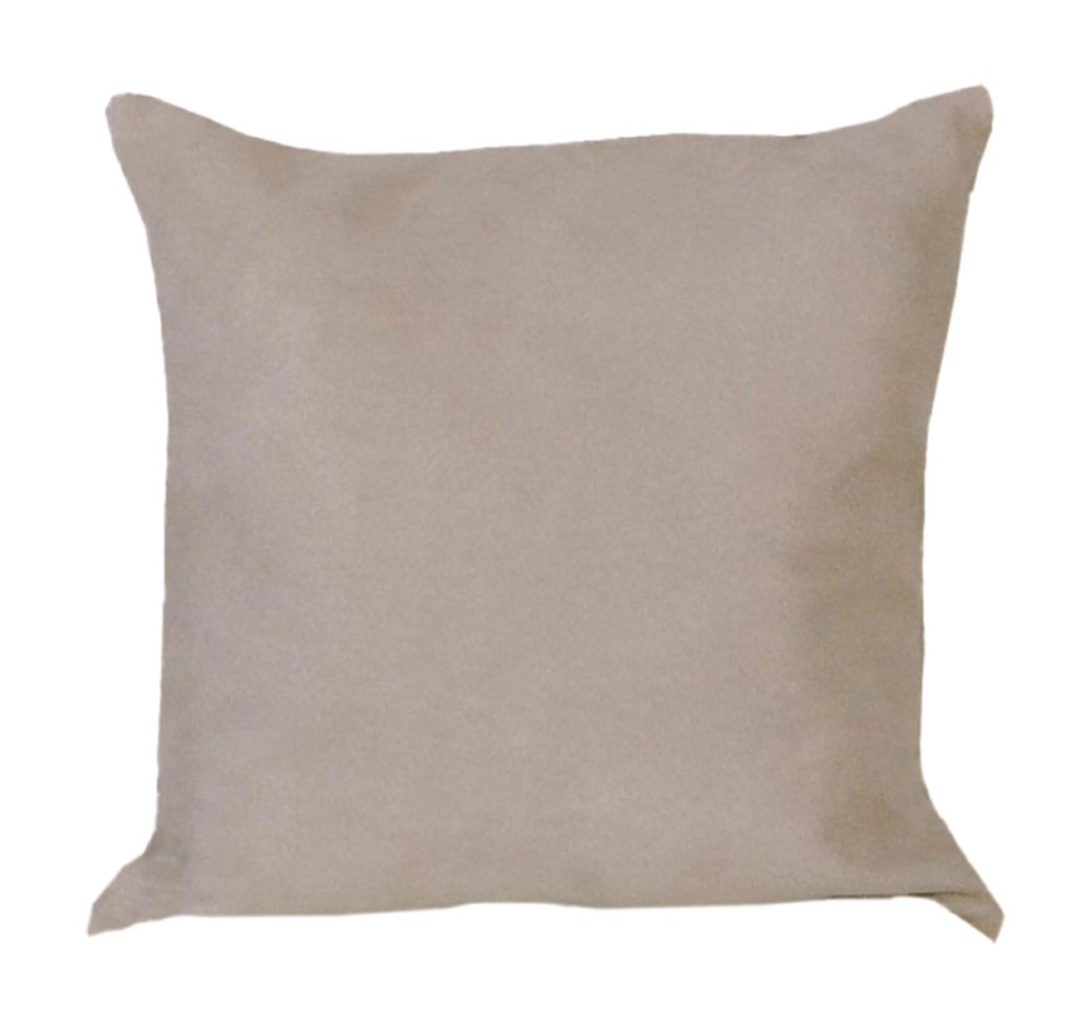 Coussin Polyester Déhoussable 45x45cm Beige