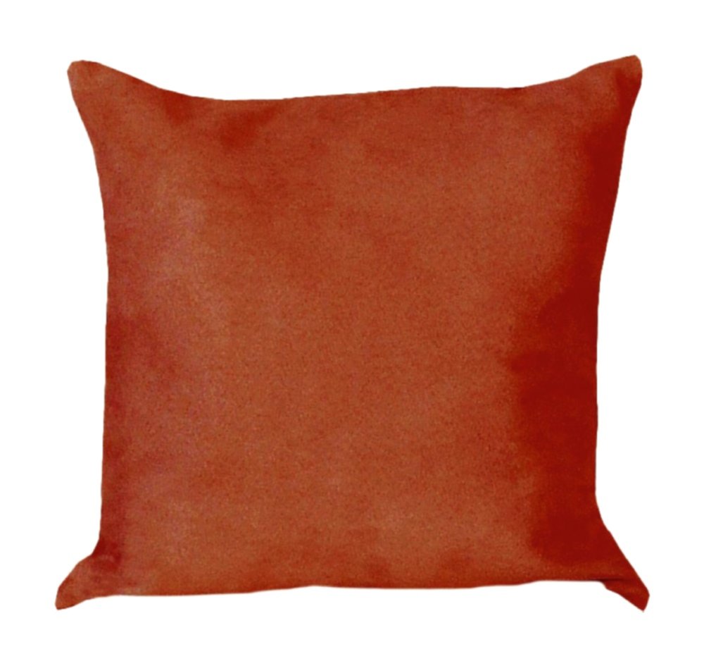 Coussin Polyester Déhoussable 45x45cm Terracotta