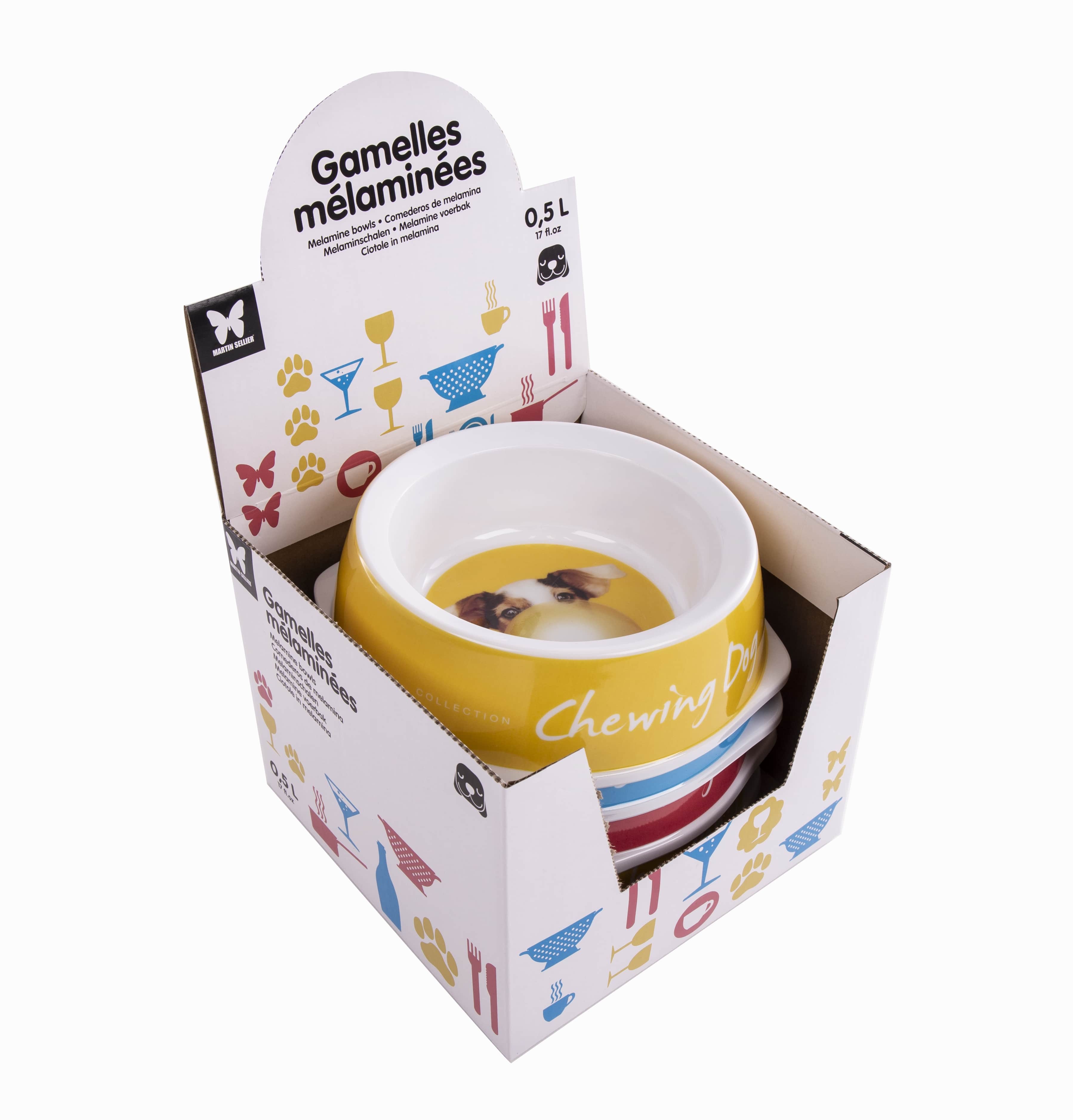 Gamelle mélaminée chien 1.5l