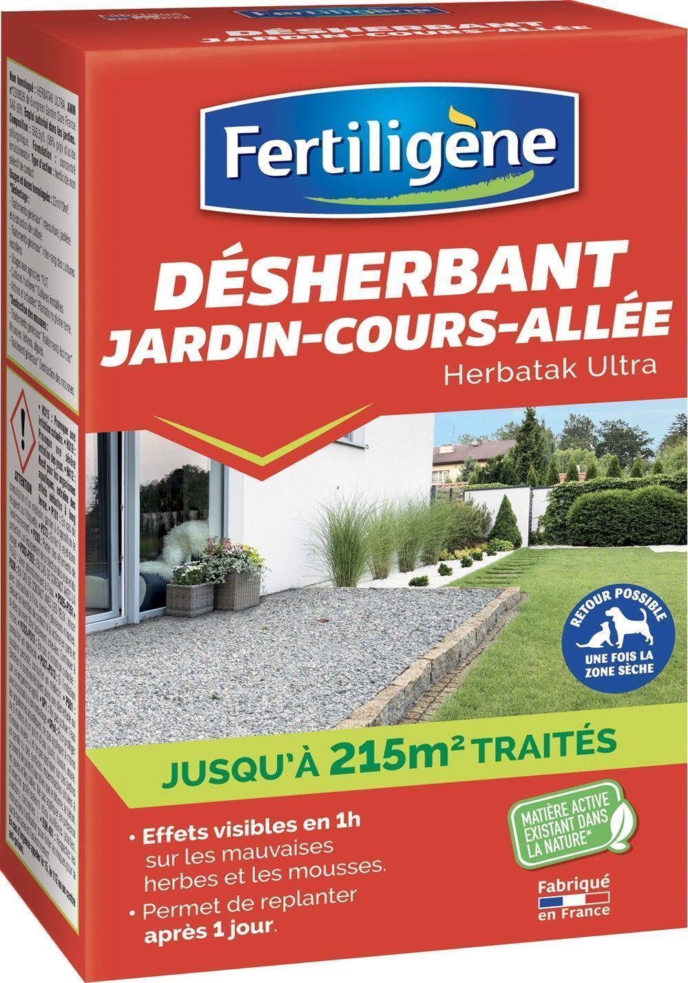 Désherbant Concentré Jardin Cours Allées 500 ml 