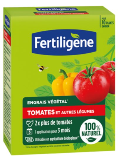 Engrais Végétal pour Tomates et Autres Légumes UAB 1,2kg - FERTILIGENE