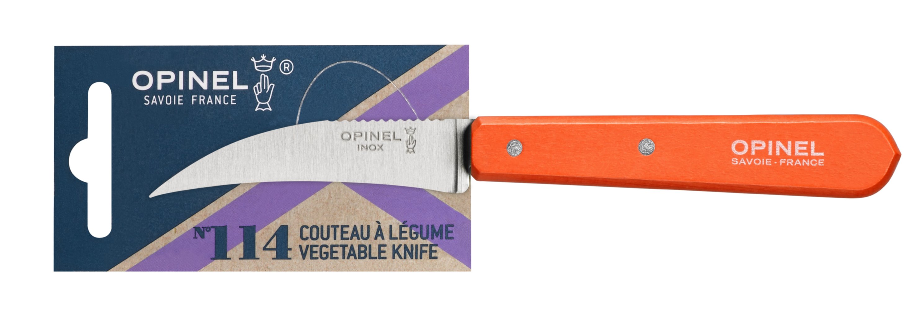 Couteau à légumes n°114 mandarine