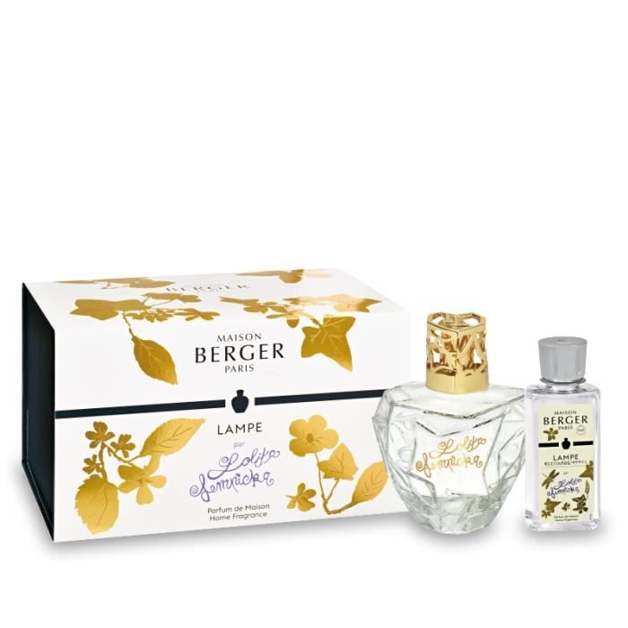 Coffret lampe avec recharge transparent Lolita Lempicka 180mL - LAMPE BERGER