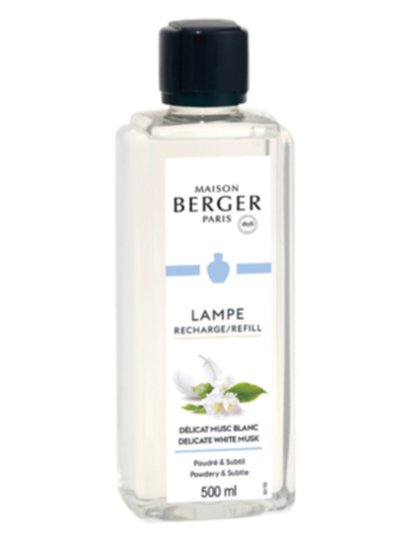 Recharge lampe de parfum Délicat musc 500 mL - MAISON BERGER