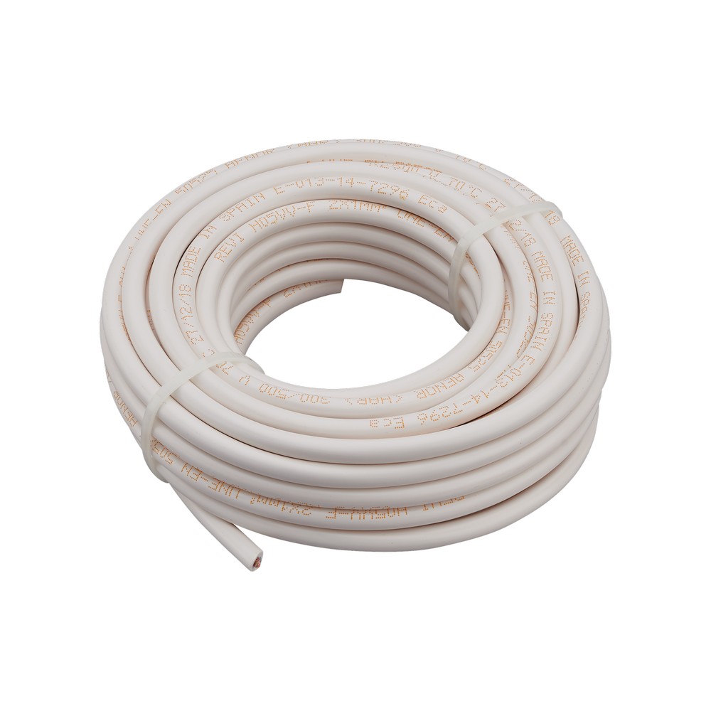 Bobine de cable 10 m HO5VV.F 2x1 blanc - DEBFLEX