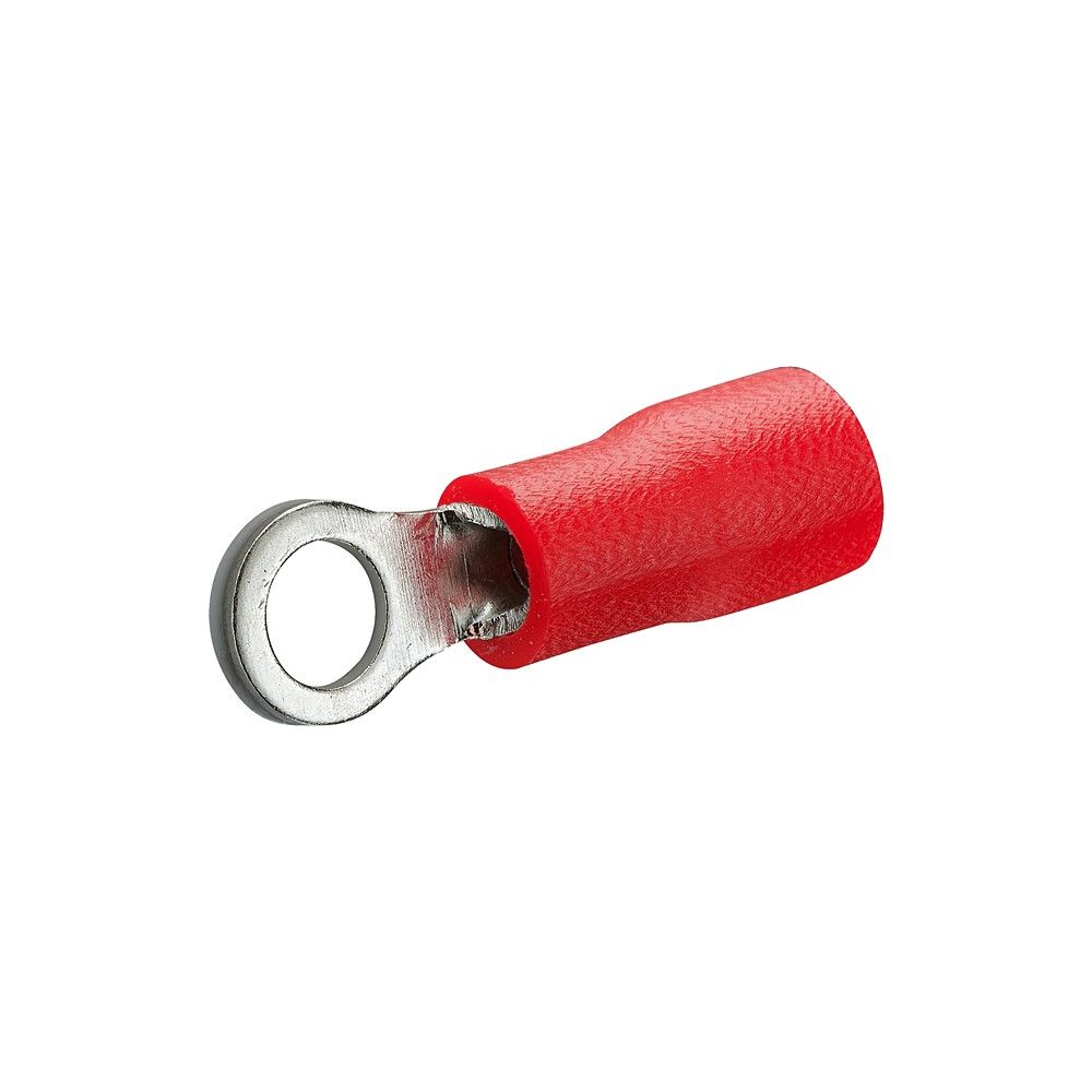 10 cosses rondes Ø3mm pré-isolée de 0,5mm² à 1mm² rouge - DEBFLEX