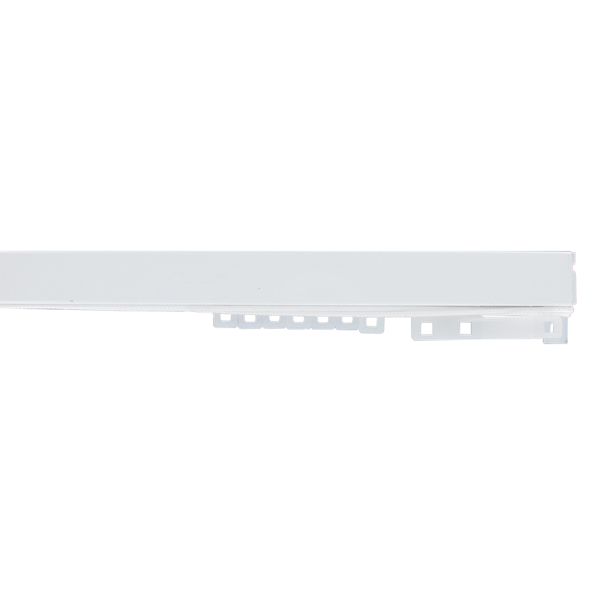 Rail 24x16mm 1 Rideau Blanc Acier 120cm