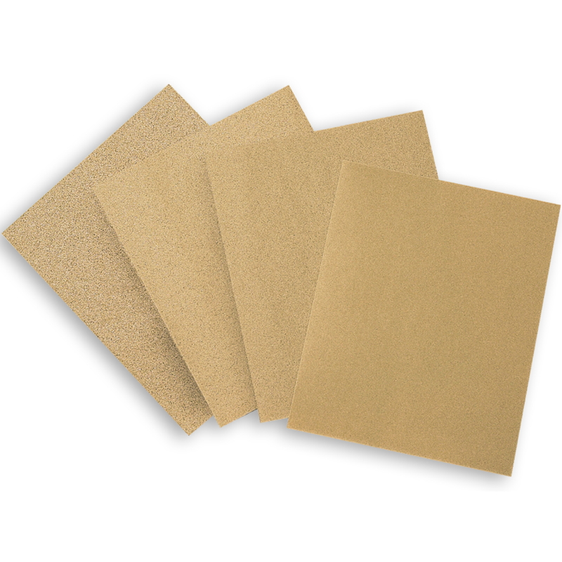 Pochette 4 feuilles papier silex 230 x 280 mm - grains assortis