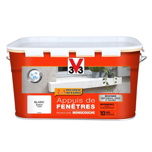 Peinture appuis de fenêtre blanc 2,5l