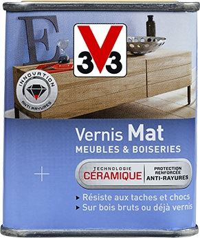 Vernis brillant meubles & boiseries mat incolore 2,5 L - V33