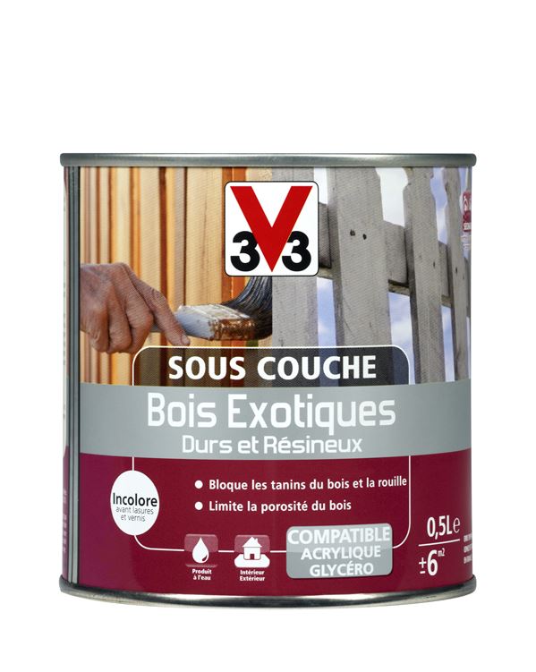 Sous couche bois incolore 0,5l