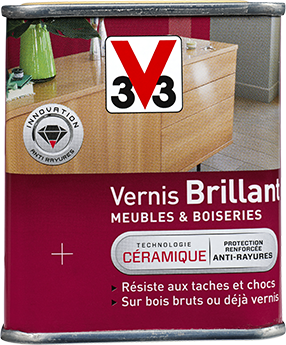 Vernis Meuble/Bois Brillant CHATAIGN 0,25L
