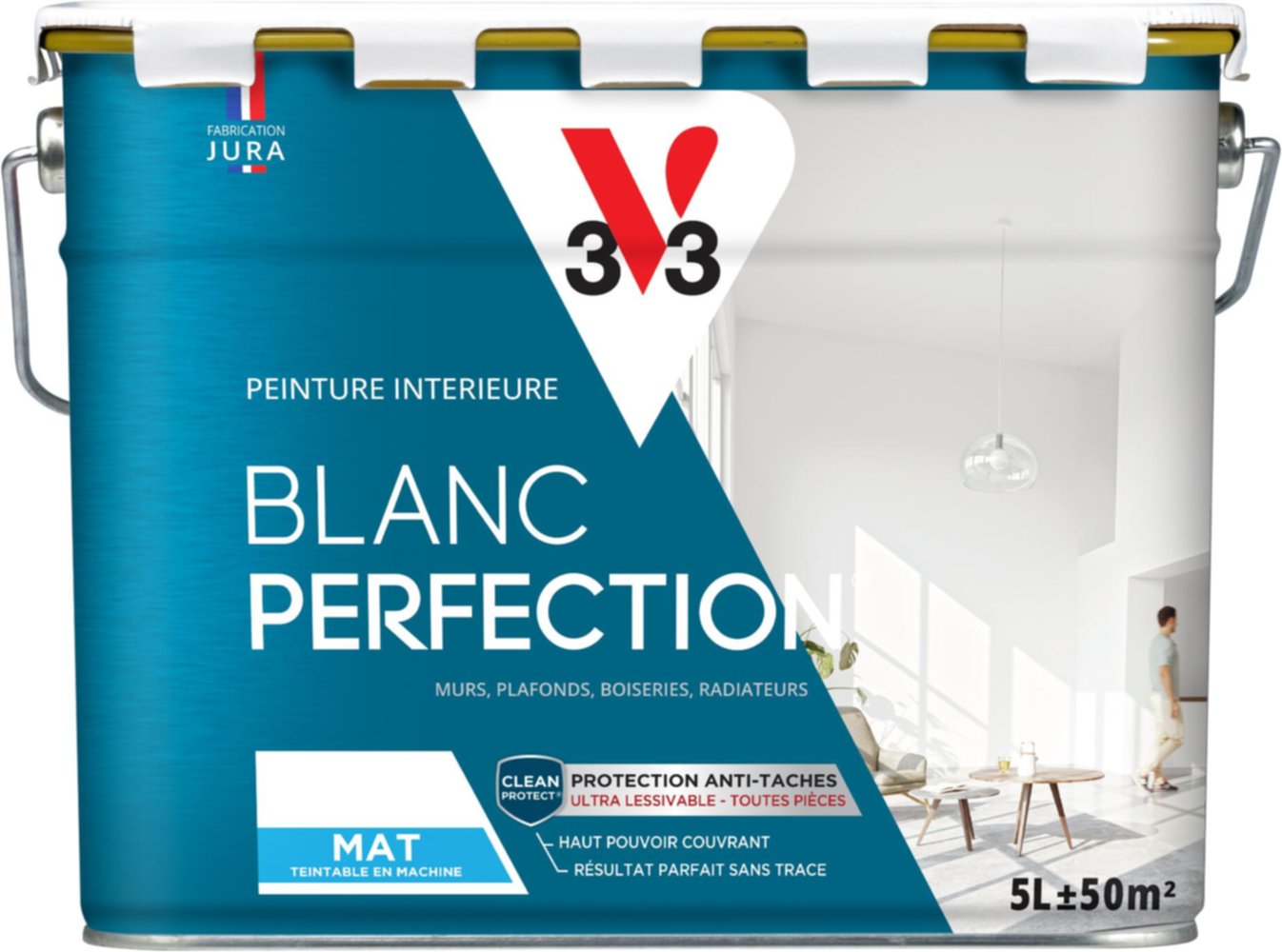 Peinture blanc perfection mat 5L