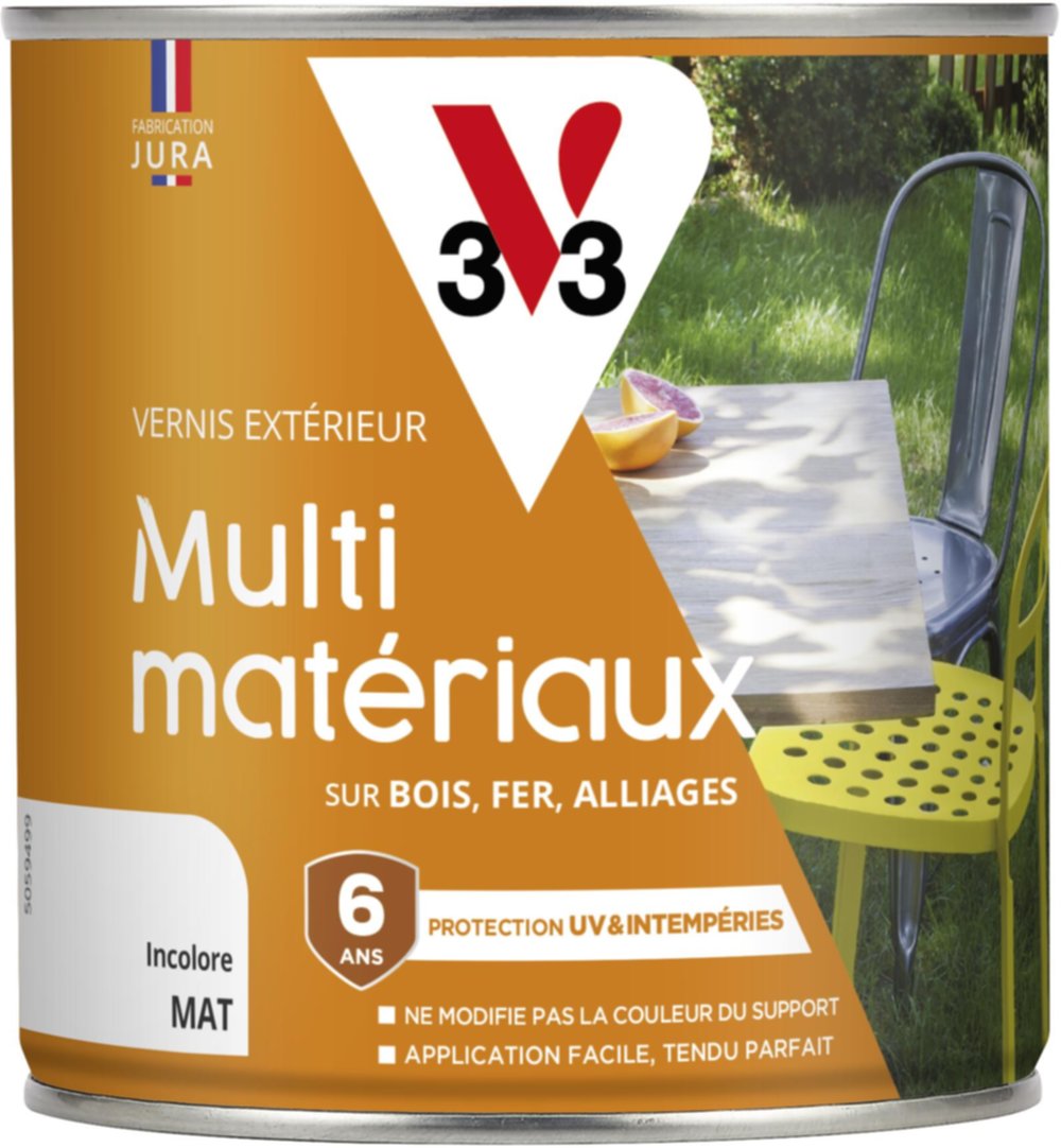 Vernis extérieur multimatériaux incolore 0l5