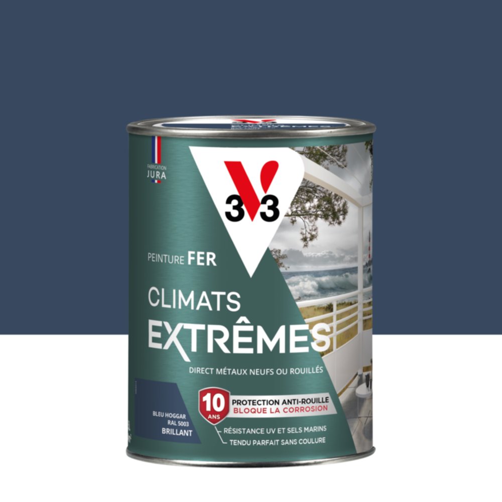 Peinture Fer Climats Extrêmes Brillant Bleu Hoggar 1,5 L