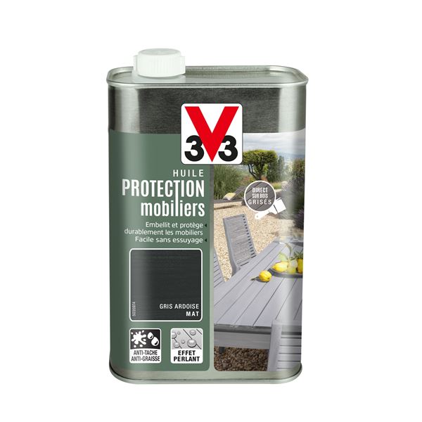 Huile protection mobi gris ardoise 1l