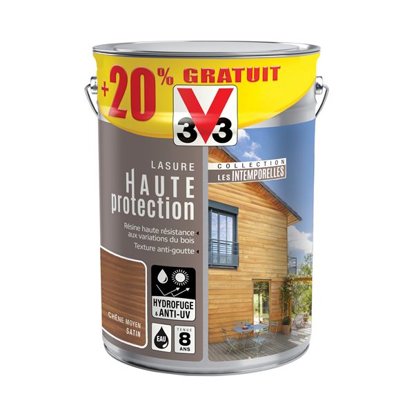 Lasure les intemporelles chêne moyen 6l