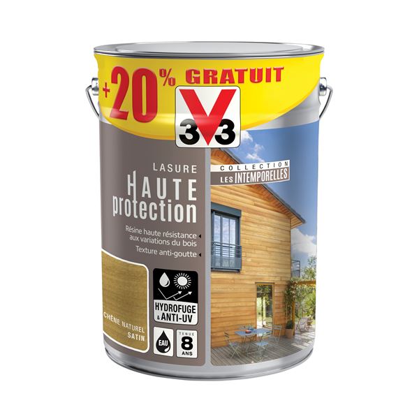 Lasure les intemporelles chêne naturel 6l