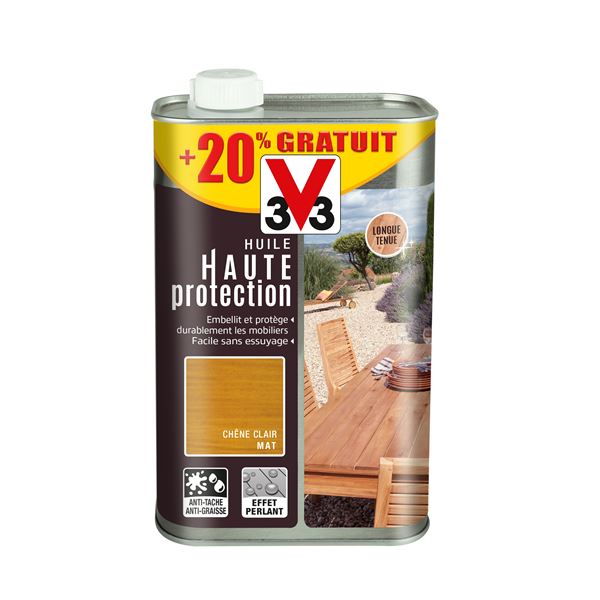 Huile protection chêne clair 1.2l