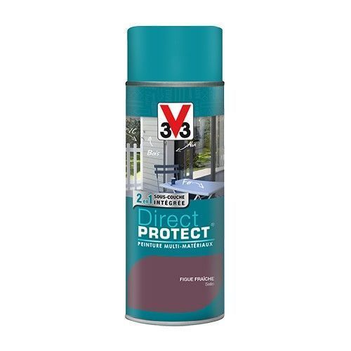 Peinture aérosol direct protect figue fraîche - V33