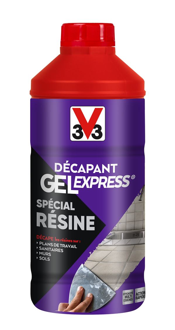 Décapant gel express spécial résine - V33