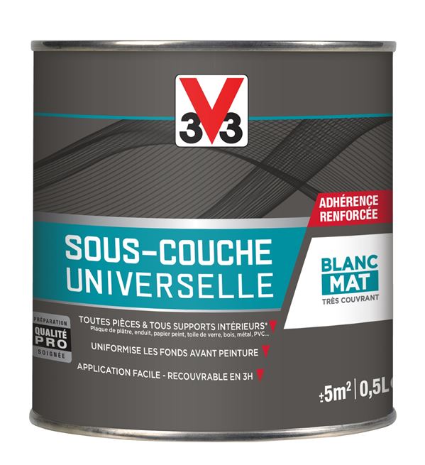 Sous couche universelle blanc mat 0,5l