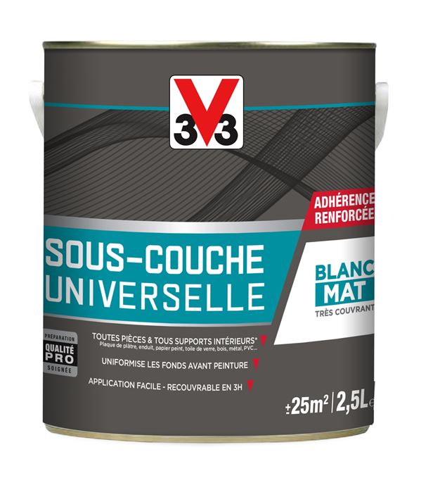 Sous couche universelle blanc mat 2,5l