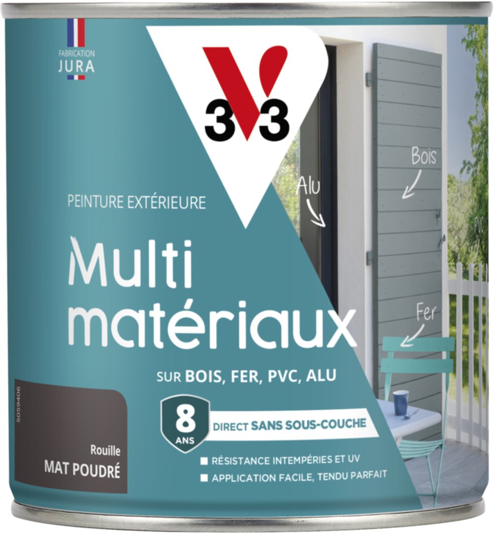 Peinture Direct Protect 0,5L rouille - V33