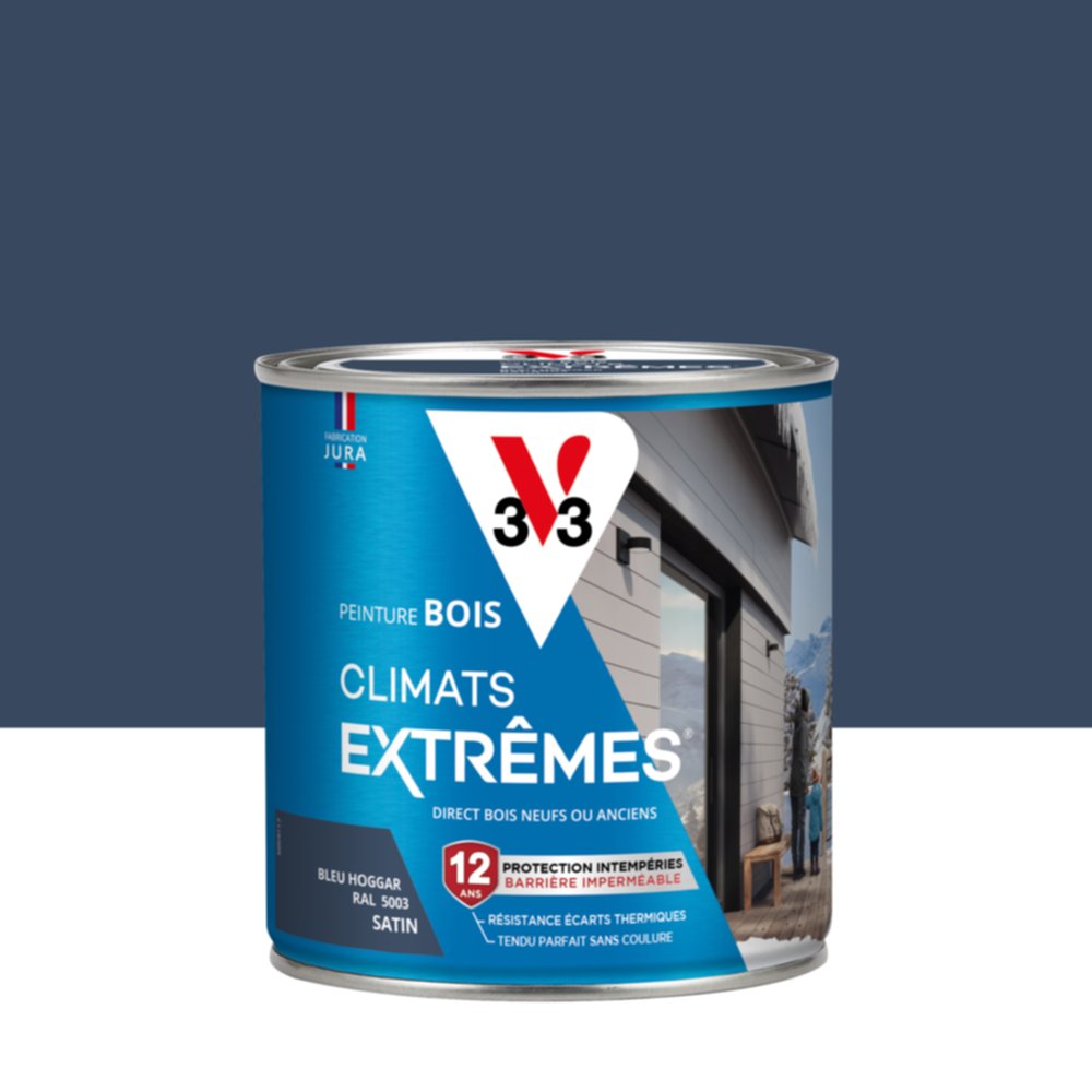 Peinture bois satin bleu hog 0l5