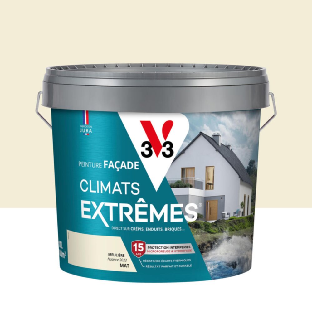 Peinture extérieure Façade Climats Extrêmes meulière 10L - V33