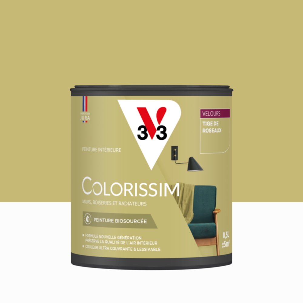 Peinture Intérieure Tige de Roseaux Velours 0,5L Colorissim® - V33