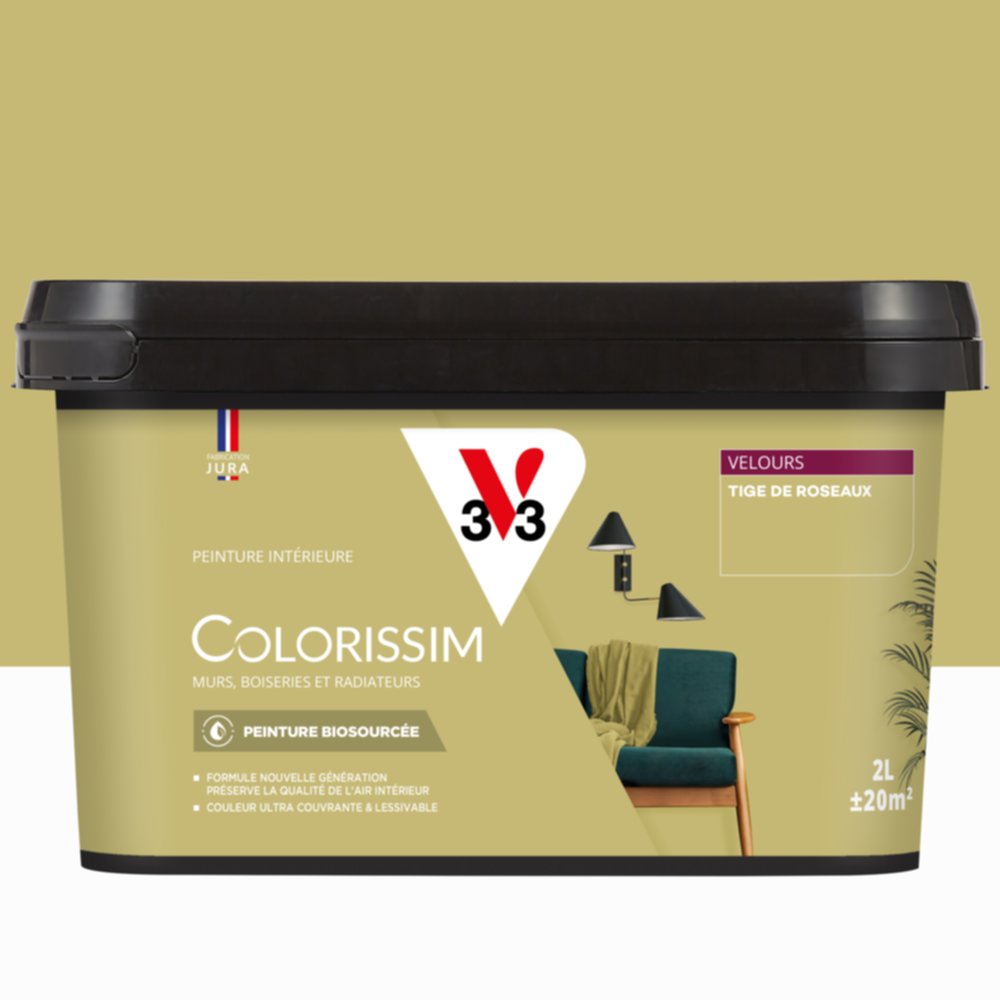 Peinture Intérieure Tige de Roseaux Velours 2,5L Colorissim® - V33