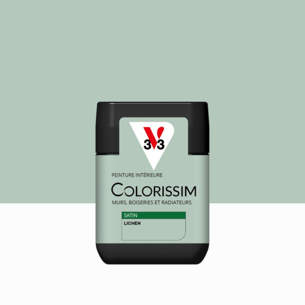 Peinture intérieure Colorissim® Lichen Satiné 75ml - V33