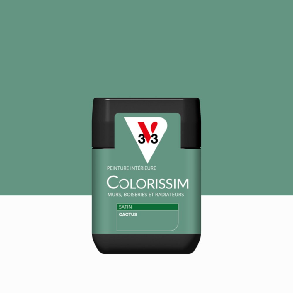 Peinture intérieure Colorissim® Cactus Satiné 75ml - V33