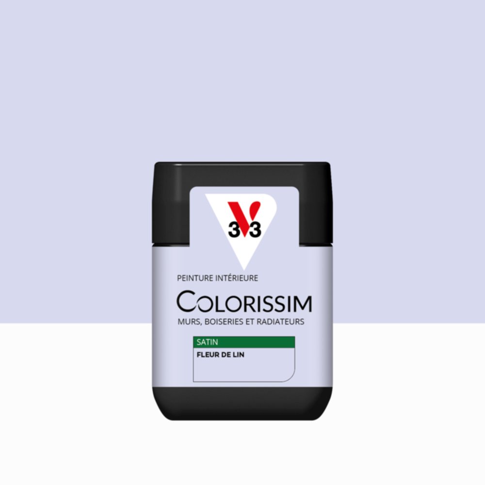 Peinture intérieure Colorissim® Fleur de Lin Satiné 75ml - V33