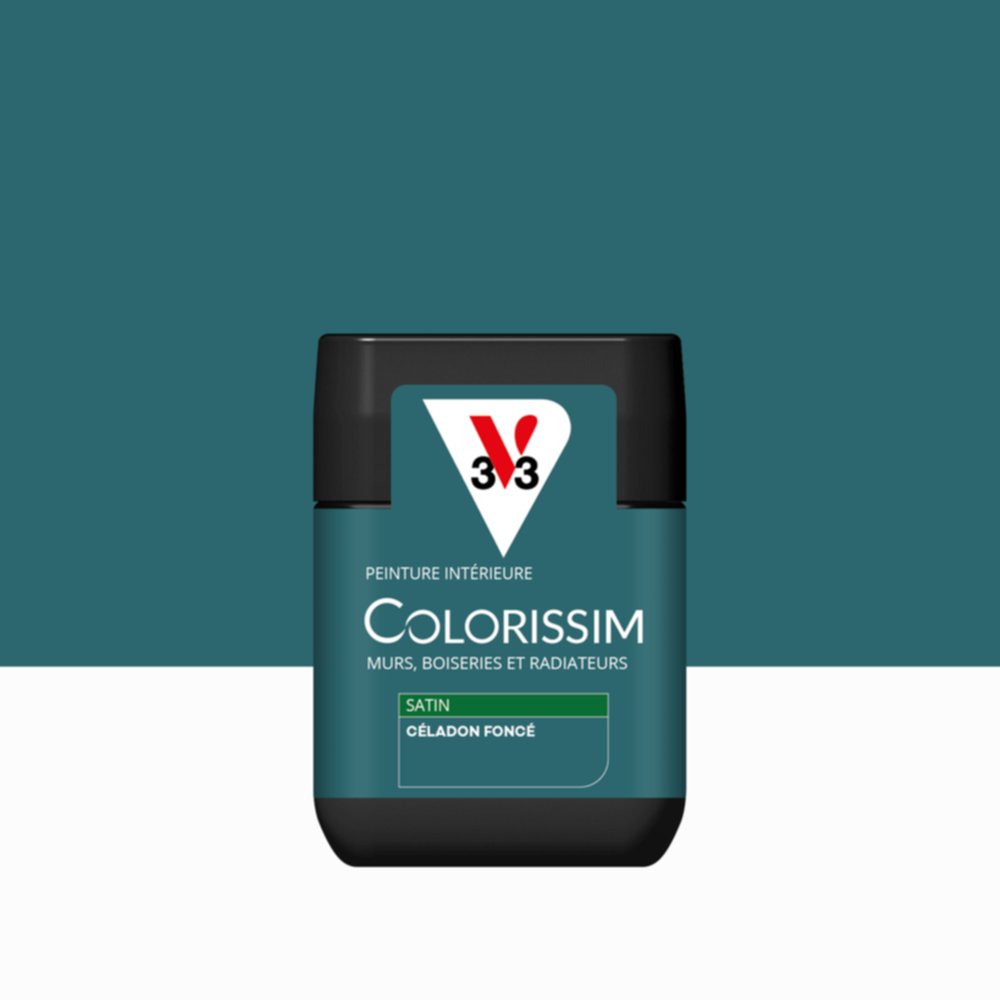 Peinture intérieure Colorissim® Céladon Foncé Satiné 75ml - V33