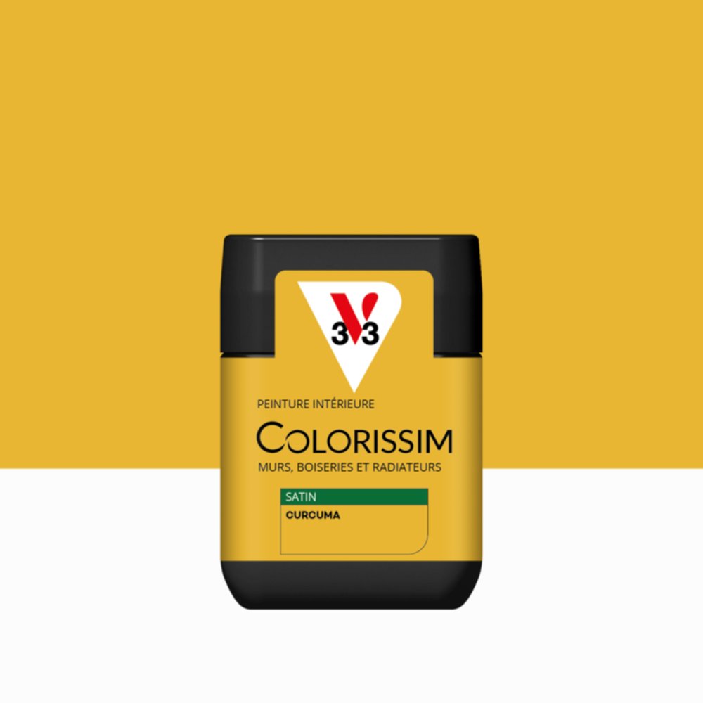 Peinture intérieure Colorissim® Curcuma Satiné 75ml - V33
