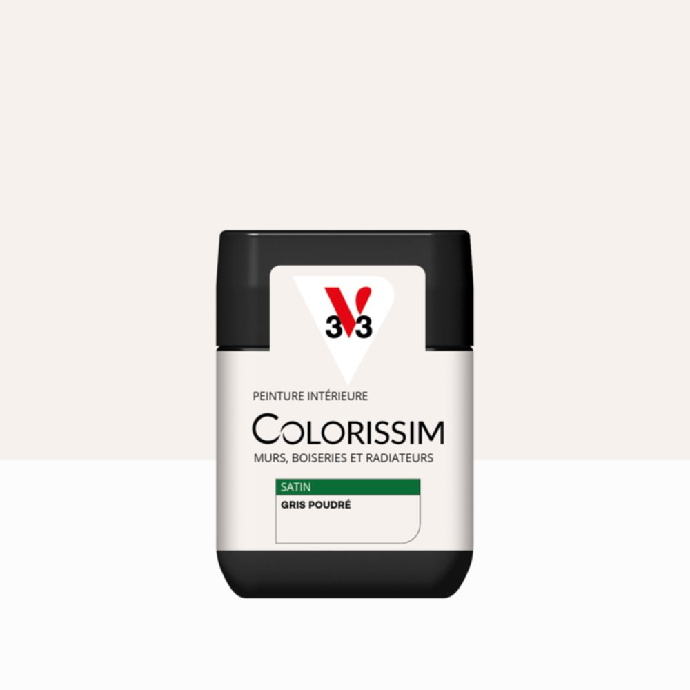 Peinture intérieure Colorissim® Gris Poudré Satiné 75ml - V33