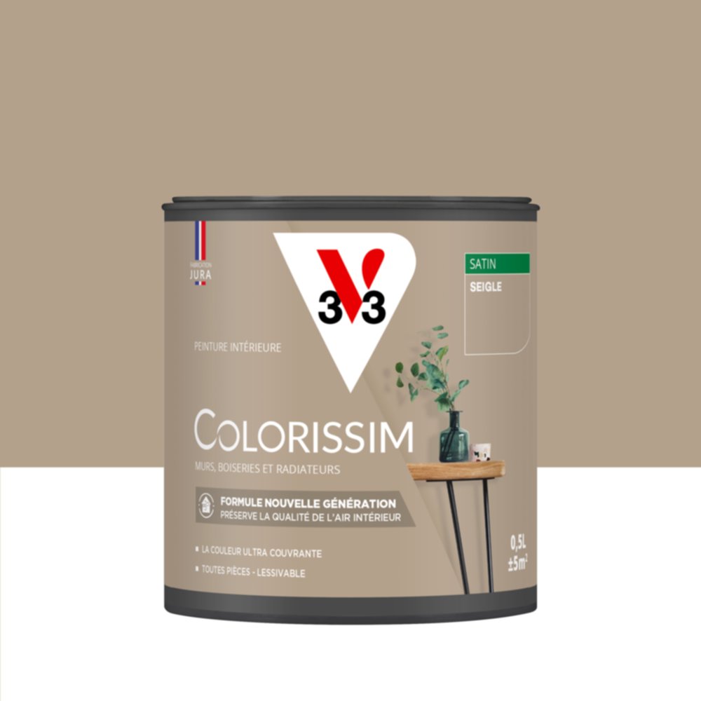 Peinture intérieure Colorissim® Seigle Satiné 0,5L - V33