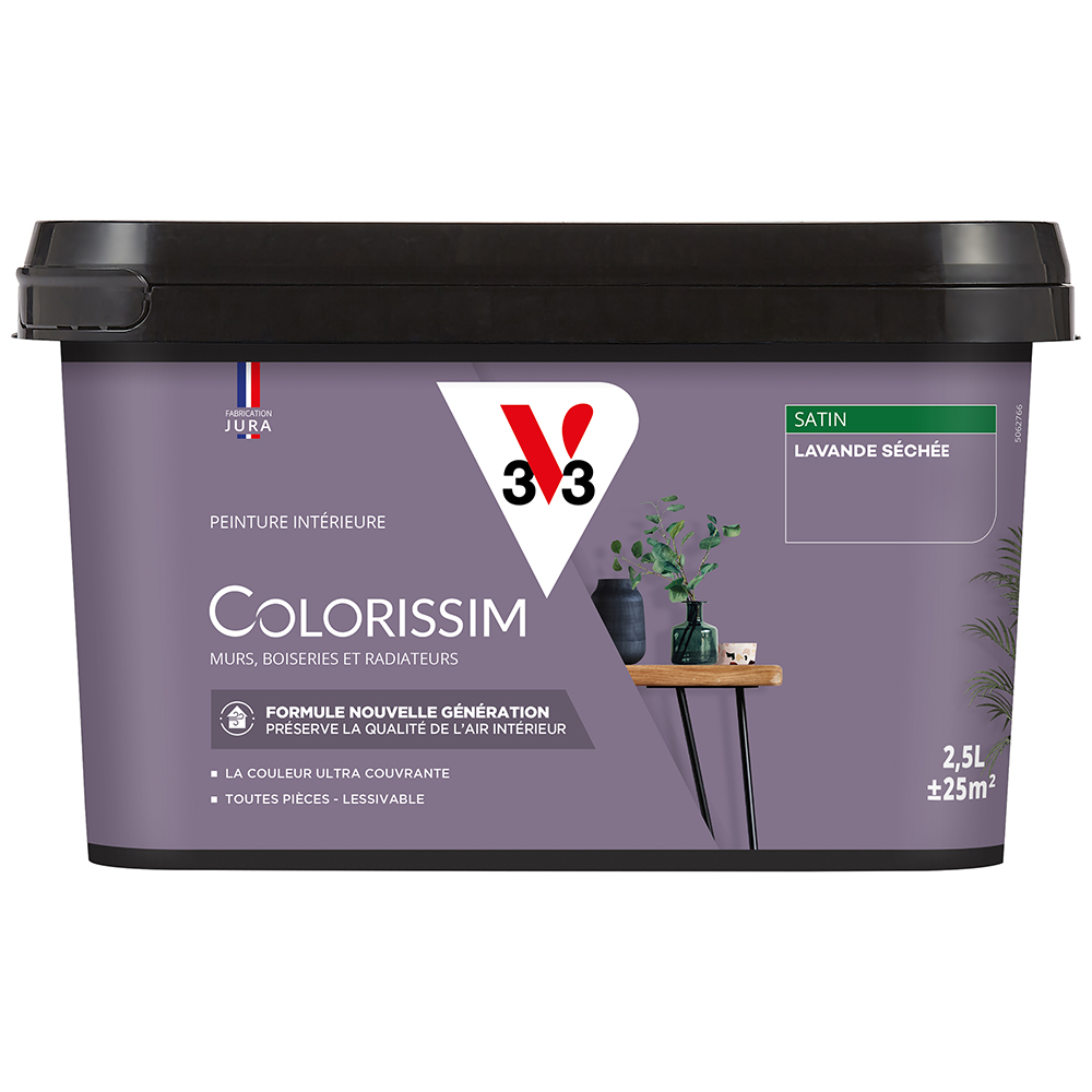 Peinture colorissim 2,5 l satin lavande 