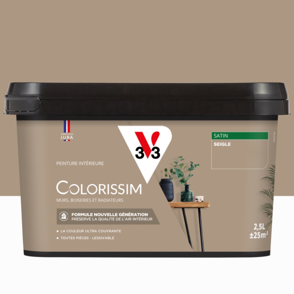 Peinture intérieure Colorissim® Seigle Satiné 2,5L - V33