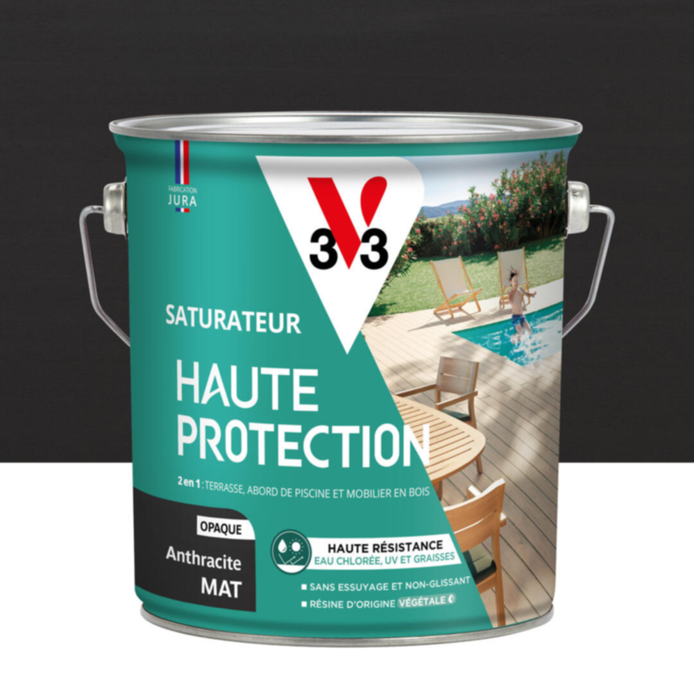 Saturateur Haute Protection anthracite Mat 2,5L - V33