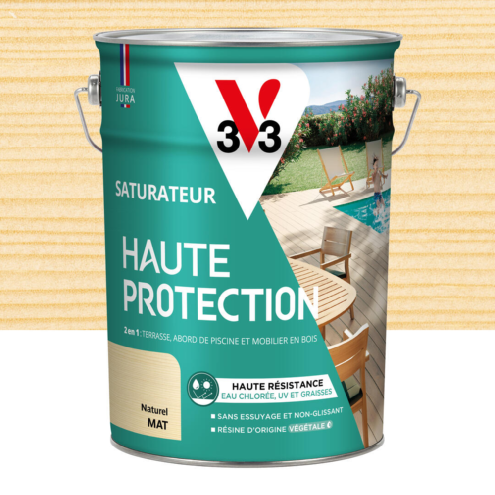 Saturateur Haute Protection naturel Mat 5L - V33