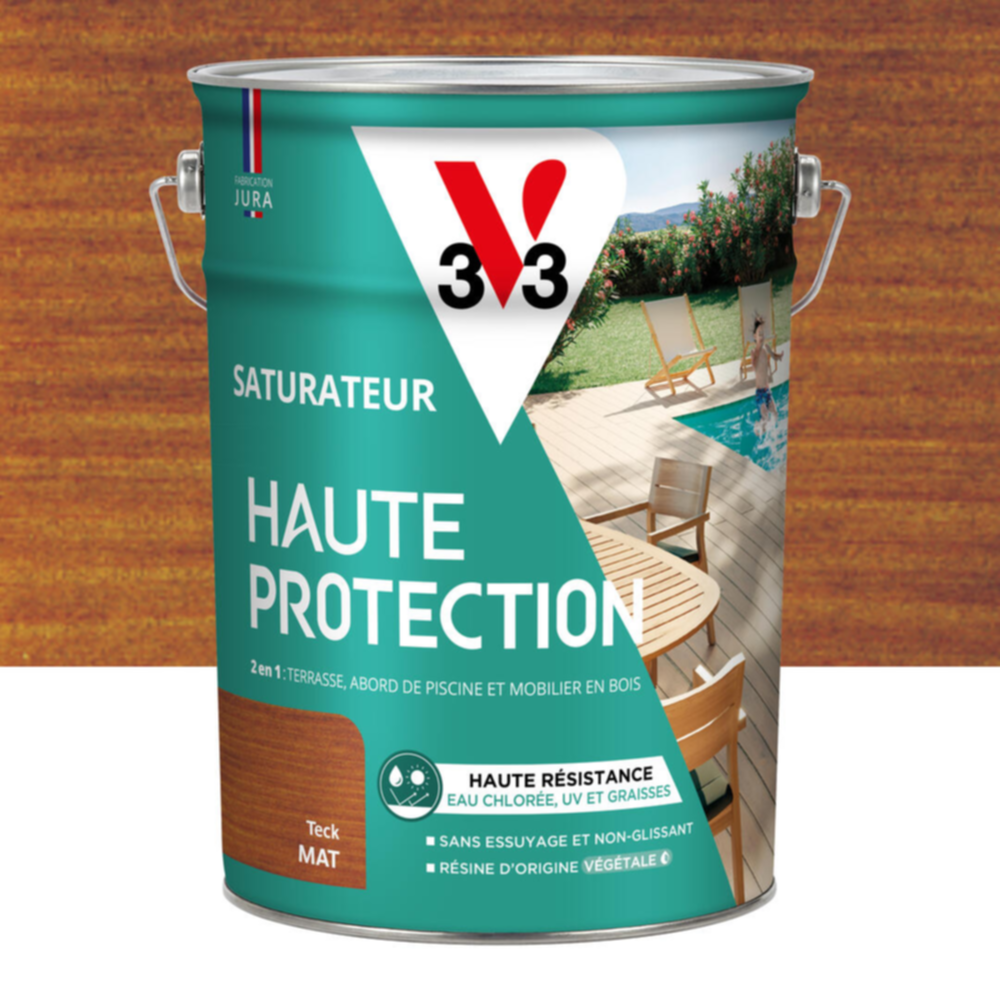 Saturateur Haute Protection teck Mat 5L - V33