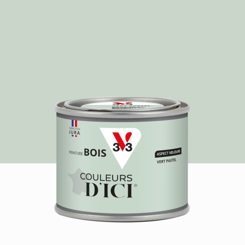 Peinture Bois Couleurs D’Ici® Vert Pastel 125ml - V33